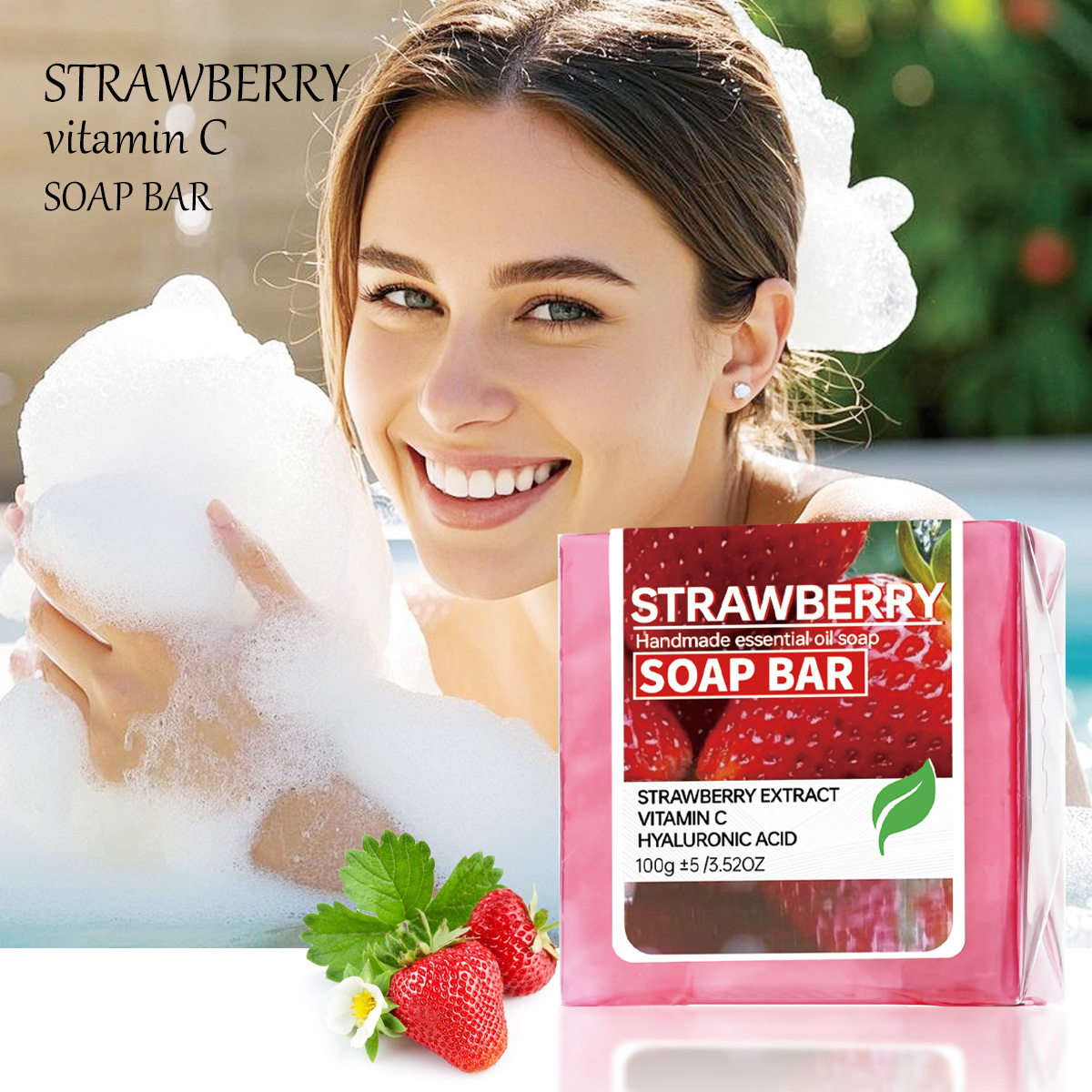 Soap Making Fragrance Oil - Мыло ручной работы с ароматом клубничного