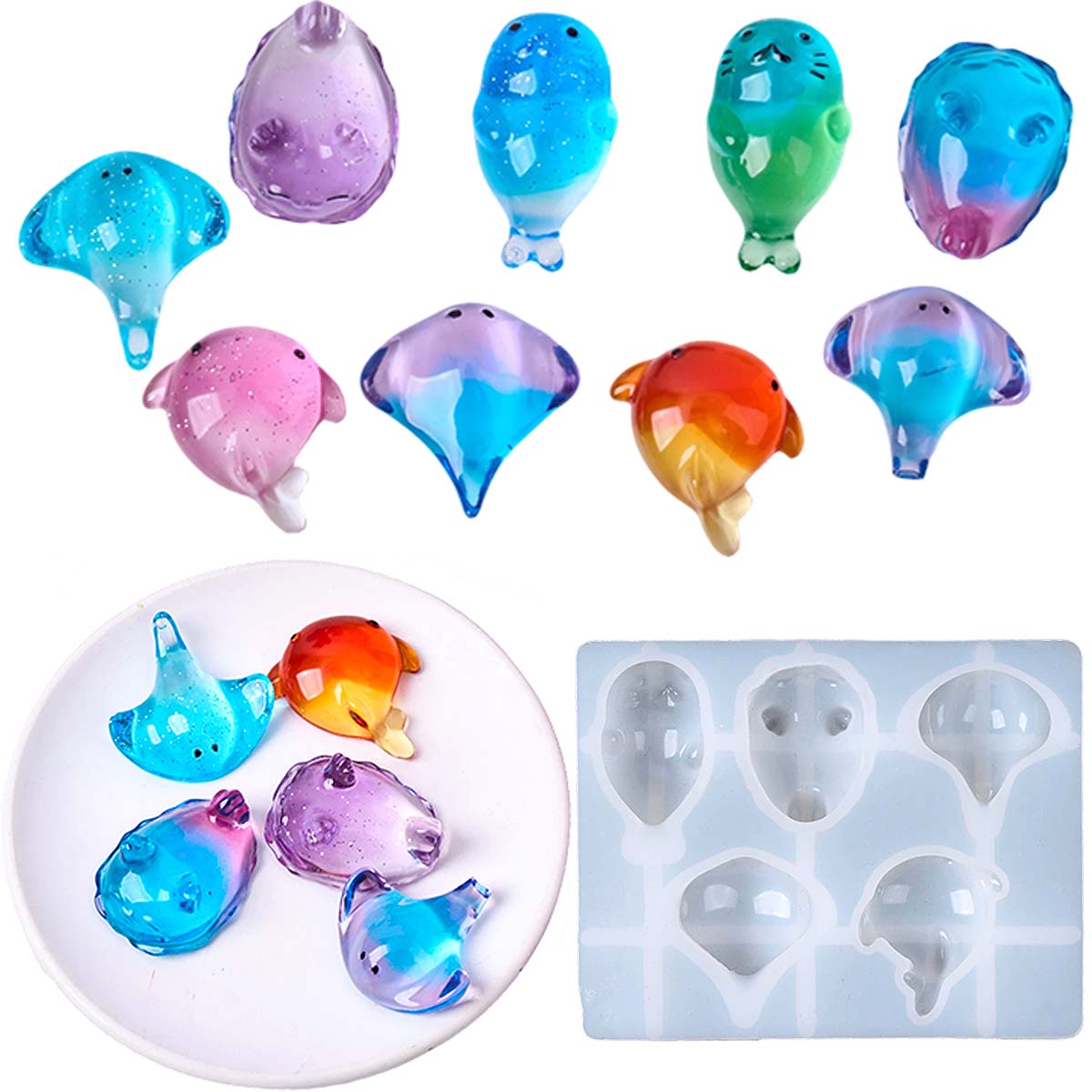 Soap Making Ins - 3D-форма из силикона «Манта» в стиле