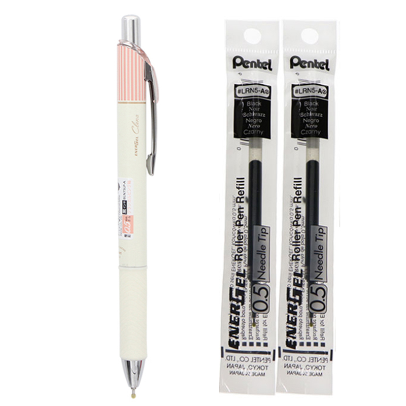 Pentel Pen Energel - 1 ручка + 2 стержня LifeMaster