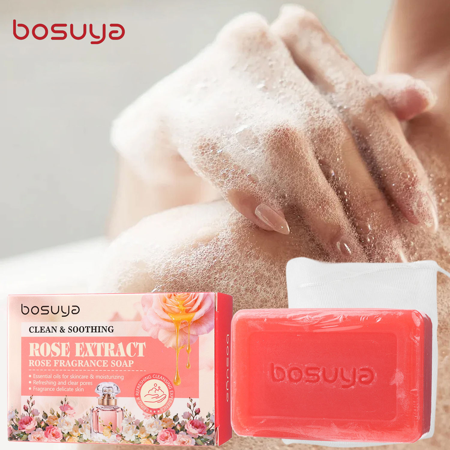 Мыло с розой, мыло для очищени – обзор и цена Essential Oil Soap